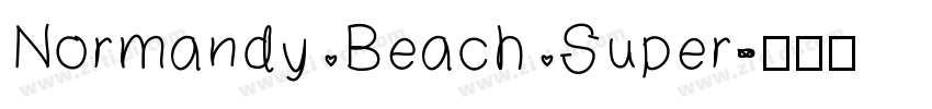 Normandy Beach Super字体转换